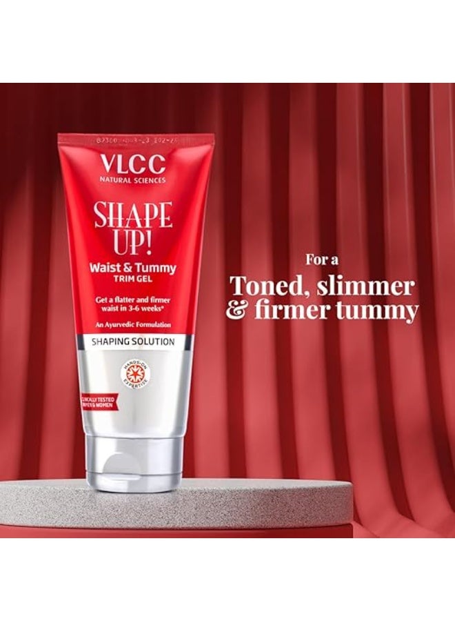 فى ال سي سي زيت VLCC Shape Up للتنحيف - 200 مل وجل VLCC Shape Up لشد الخصر والبطن - 200 غ | يحارب السيلوليت ويقلل الدهون | لخصر أكثر استواءً وشدًا | يساعد على شد العضلات وحرق الدهون العنيدة - Image 3